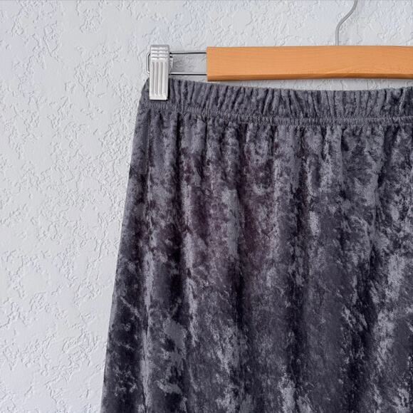 TR Bentley Plus Blue Velour Maxi Skirt SIze 2x - Picture 3 of 5